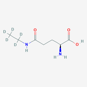 molecular formula C7H14N2O3 B12054081 L-Theanine-d5 