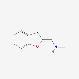 molecular formula C10H13NO B1205409 2-Methylaminomethyl coumaran CAS No. 21130-01-8
