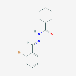 molecular formula C14H17BrN2O B12054096 N'-(2-Bromobenzylidene)cyclohexanecarbohydrazide CAS No. 477733-34-9