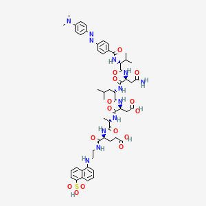 molecular formula C54H70N12O15S B12054099 Dabcyl-vnldae-edans 