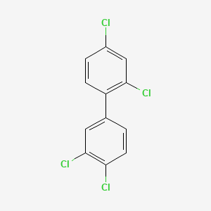 molecular formula C12H6Cl4 B1205411 2,3',4,4'-Tetrachlorobiphenyl CAS No. 32598-10-0