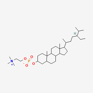 molecular formula C34H64NO4P B1205419 Stigmastanyl-phosphocholine CAS No. 98033-11-5