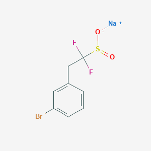 molecular formula C8H6BrF2NaO2S B12054195 Sodium 2-(3-Bromophenyl)-1,1-difluoroethanesulfinate 