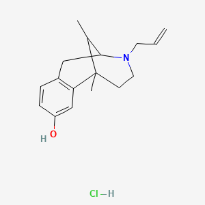 molecular formula C17H24ClNO B12054199 (+)-N-Allyl Normetazocine Hydrochloride 