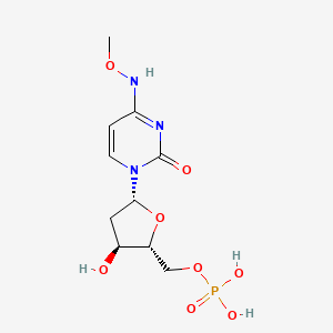 molecular formula C10H16N3O8P B1205420 N4-Methoxy-2'-deoxy-cytidine-5'-monophosphate CAS No. 91886-20-3