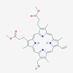 molecular formula C35H38N4O5 B1205421 Vhmdp CAS No. 91874-97-4