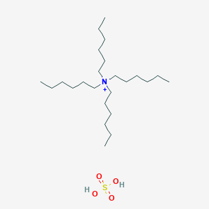 molecular formula C24H54NO4S+ B12054236 Sulfuric acid; tetrahexyl ammonnium 
