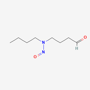 molecular formula C8H16N2O2 B1205425 N-Butyl-N-(3-formylpropyl)nitrosamine CAS No. 70625-89-7