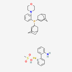 molecular formula C43H56N2O4PPdS- B12054306 MorDalphos Pd G3 