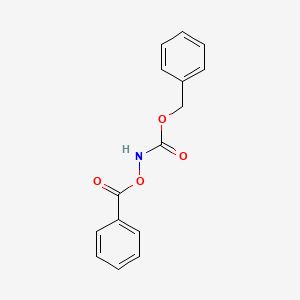 molecular formula C15H13NO4 B12054386 Benzyl benzoyloxycarbamate 