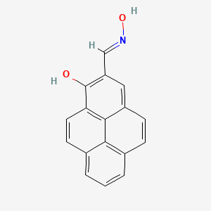 molecular formula C17H11NO2 B12054428 2-[(E)-hydroxyiminomethyl]pyren-1-ol 