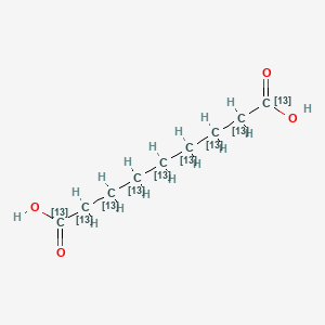 molecular formula C9H16O4 B12054523 Nonanedioic-13C9 Acid 