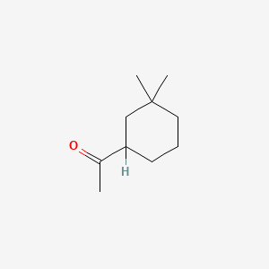 molecular formula C10H18O B1205454 3,3-Dimethylcyclohexyl methyl ketone CAS No. 25304-14-7