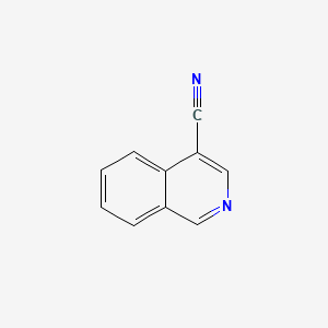 molecular formula C10H6N2 B1205459 isoquinoline-4-carbonitrile CAS No. 34846-65-6