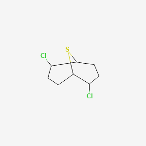 molecular formula C8H12Cl2S B1205462 2,6-Dichloro-9-thiabicyclo[3.3.1]nonane CAS No. 6522-21-0