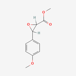 molecular formula C11H12O4 B1205463 Methyl 3-(4-methoxyphenyl)oxirane-2-carboxylate CAS No. 42245-42-1