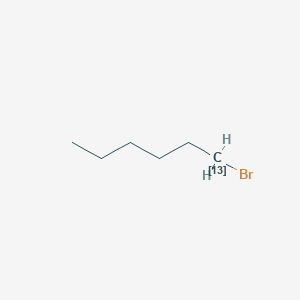molecular formula C6H13Br B12054657 1-bromo(113C)hexane CAS No. 53358-72-8
