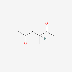 molecular formula C7H12O2 B1205467 3-Methylhexane-2,5-dione CAS No. 4437-50-7