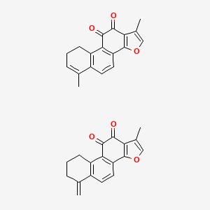 molecular formula C36H28O6 B1205468 Dan-shen CAS No. 79483-68-4