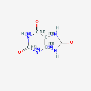 3-Methyluric Acid-13C4,15N3