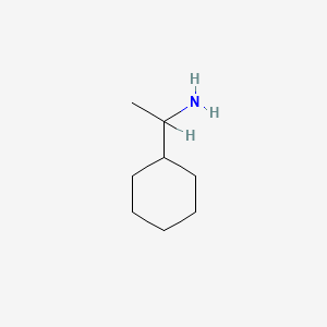molecular formula C8H17N B1205470 1-Cyclohexylethanamine CAS No. 4352-49-2