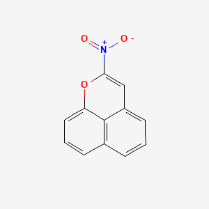 molecular formula C12H7NO3 B1205479 2-Nitronaphtho(1,8-bc)pyran CAS No. 105052-38-8