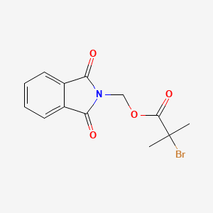 molecular formula C13H12BrNO4 B12054792 1-(Phthalimidomethyl) 2-bromoisobutyrate CAS No. 903562-13-0