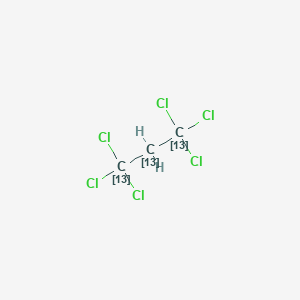 molecular formula C3H2Cl6 B12054832 1,1,1,3,3,3-hexachloro(1,2,3-13C3)propane CAS No. 1173023-67-0