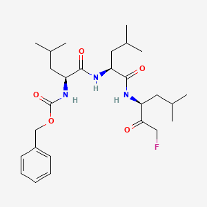 molecular formula C27H42FN3O5 B12054914 Z-Leu-Leu-Leu-fluoromethyl ketone 