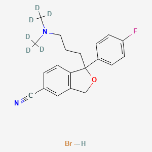 molecular formula C20H22BrFN2O B12054922 Citalopram-D6 Hydrobromide CAS No. 2119948-08-0