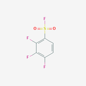 molecular formula C6H2F4O2S B12054946 2,3,4-Trifluorobenzene-1-sulfonyl fluoride 