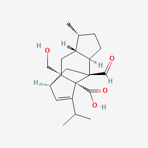 (1r,3Ar,4s,4ar,7r,7ar,8as)-4-formyl-8a-(hydroxymethyl)-7-methyl-3-(propan-2-yl)-4,4a,5,6,7,7a,8,8a-octahydro-1,4-methano-s-indacene-3a(1h)-carboxylic acid