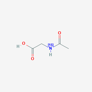 molecular formula C4H7NO3 B12054952 N-Acetylglycine-15N 