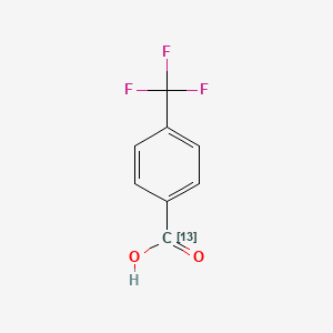 molecular formula C8H5F3O2 B12054977 4-(Trifluoromethyl)benzoic acid--13C CAS No. 698999-46-1