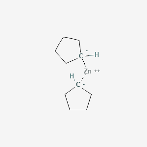 molecular formula C10H18Zn B12055005 Dicyclopentylzinc CAS No. 20525-74-0