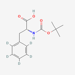 molecular formula C14H19NO4 B12055124 D-Phenyl-D5-alanine-N-T-boc 