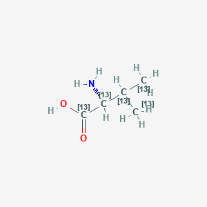 molecular formula C5H11NO2 B12055125 L-Valine-13C5 