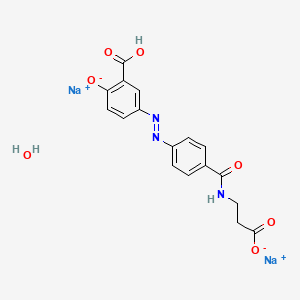 molecular formula C17H15N3Na2O7 B12055135 Balsalazide disodium salt hydrate 