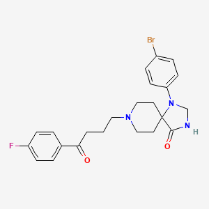 molecular formula C23H25BrFN3O2 B1205519 4-Bromospiperone CAS No. 76139-30-5