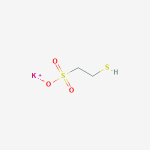 molecular formula C2H5KO3S2 B12055212 Potassium 2-sulfanylethane-1-sulfonate CAS No. 126397-51-1