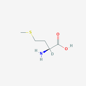 molecular formula C5H11NO2S B12055219 (2S)-2-amino-2-deuterio-4-methylsulfanylbutanoic acid 