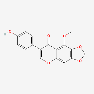 molecular formula C17H12O6 B1205529 Irisolone CAS No. 3301-68-6