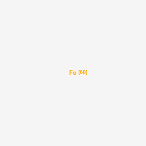 molecular formula Fe B1205532 Iron Fe-60 CAS No. 32020-21-6