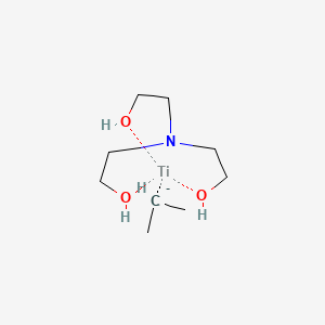 molecular formula C9H22NO3Ti- B12055357 Titanium(IV)(triethanolaminato)isopropoxide 