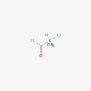 molecular formula C2H2Cl2O B12055379 2-Chloro-acetyl-2-13C Chloride 