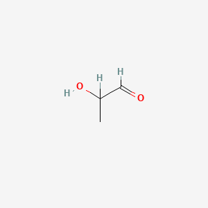 molecular formula C3H6O2 B1205545 2-Hydroxypropanal CAS No. 598-35-6