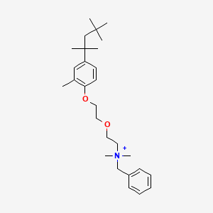 Benzyldimethyl(2-(2-((4-(1,1,3,3-tetramethylbutyl)-o-tolyl)oxy)ethoxy)ethyl)ammonium