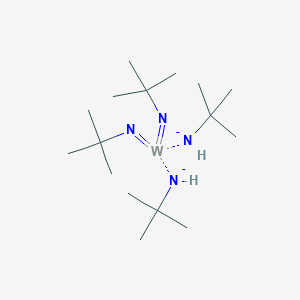 molecular formula C16H38N4W-2 B12055485 bis(tert-butylimino)tungsten;tert-butylazanide 