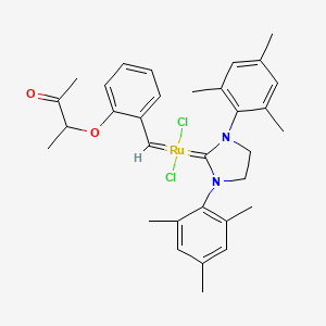 molecular formula C32H38Cl2N2O2Ru B12055491 Umicore M51 CAS No. 1031262-71-1