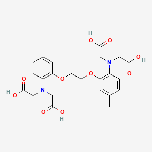 molecular formula C24H28N2O10 B1205555 5,5'-Dimethyl-bapta CAS No. 91416-19-2